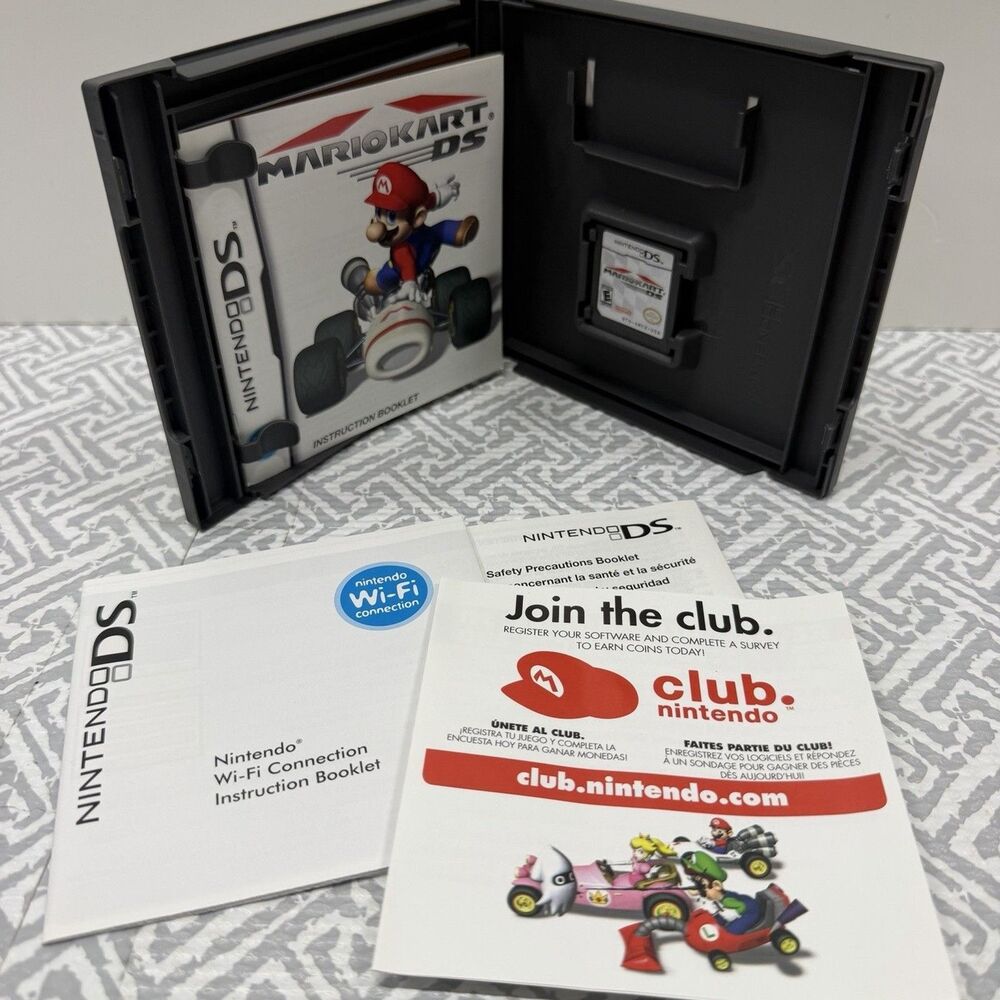 Mario Kart DS Nintendo DS CIB Complete Case Manual Authentic Inserts Tested